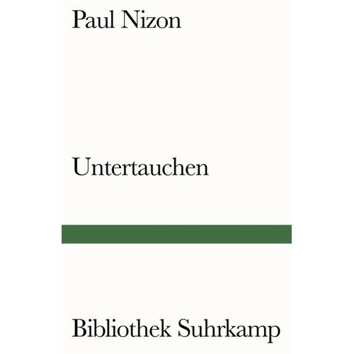 Untertauchen – Paul Nizon