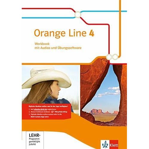 Orange Line 4. Workbook mit Audios und Übungssoftware. Erweiterungkurs. Klasse 8. Ausgabe 2014