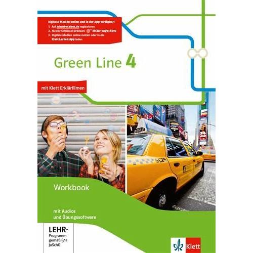 Green Line 4. Workbook mit Audios und Übungssoftware Klasse 8