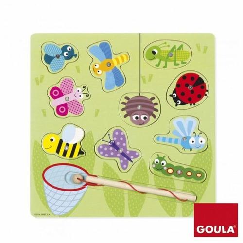 Goula 53134 - Magnetisches Insektenspiel, Holzpuzzle - Goula / Jumbo Spiele
