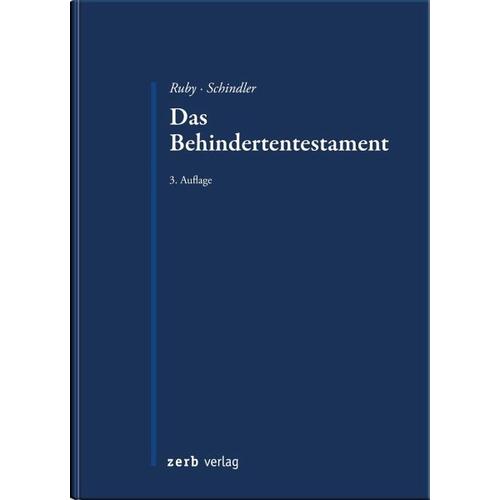 Das Behindertentestament – Gerhard Ruby, Andreas Schindler
