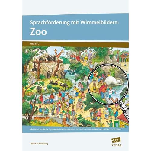Sprachförderung mit Wimmelbildern: Zoo