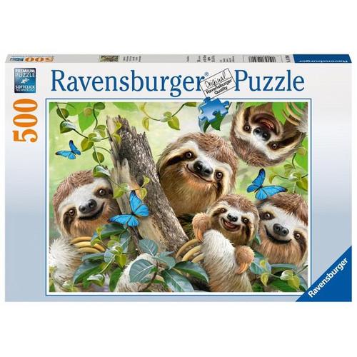 Ravensburger 14790 - Faultier Selfie, Puzzle, 500 Teile - Ravensburger Verlag
