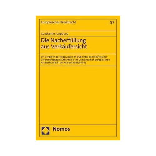 Die Nacherfüllung aus Verkäufersicht – Constantin Jungclaus