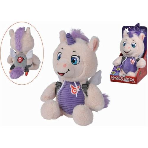 Simba 105951997 – WunschOnaut, Lisa-Das Einhorn, mit Aufnahme-und Wiedergabefunktion, Plüsch, 30 cm – Simba Toys