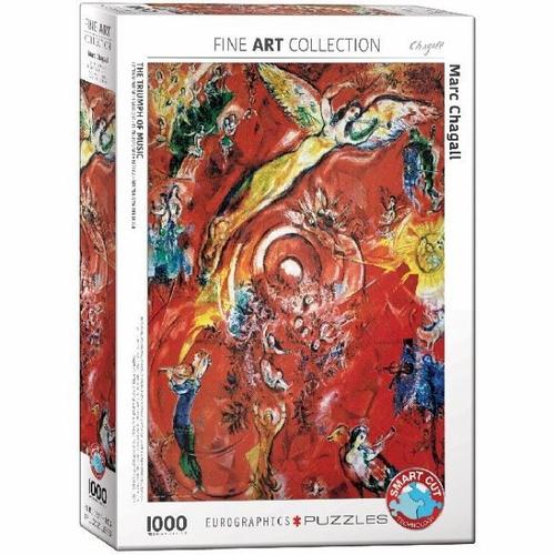 Eurographics 6000-5418 - Der Triumpf der Musik von Marc Chagall , Puzzle, 1.000 Teile - Eurographics