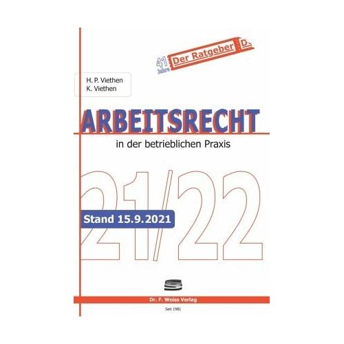 Arbeitsrecht 2021 – Hans Peter Viethen, Angelika Wascher