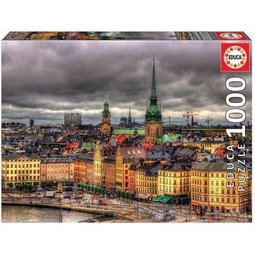 Carletto 9217664 - Educa, Views of Stockholm, Puzzle, 1000 Teile - Carletto Deutschland / Educa Puzzle