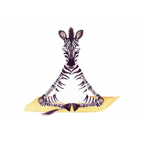 Postkarte Yoga-Zebra – Produktion:Zintenz