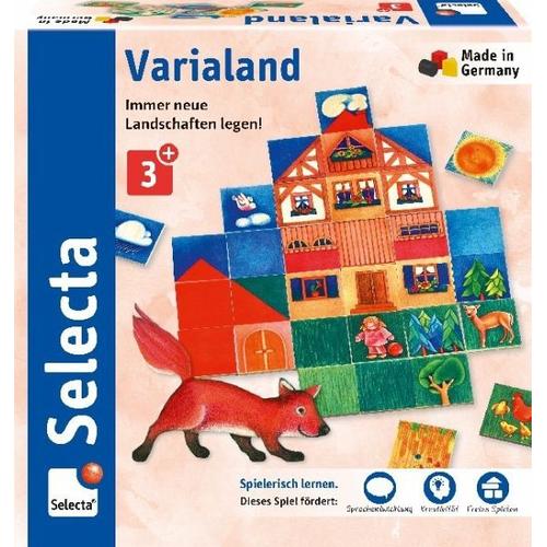 Selecta 63021 - Varialand, Legespiel, Holz, 80-teilig - Schmidt Spiele / Selecta Spielzeug