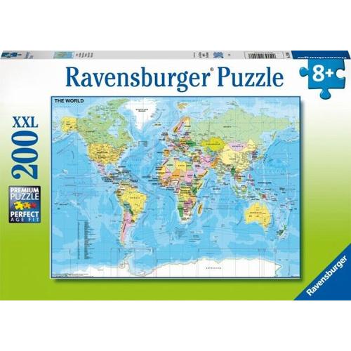 Ravensburger 12890 - Die Welt, Puzzle, 200 XXL-Teile - Ravensburger Verlag