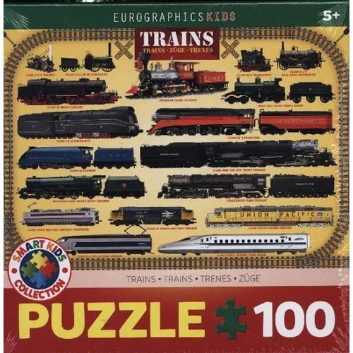 Eurographics 6100-0090 - Züge , Puzzle, 100 Teile - Eurographics