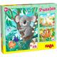 HABA 306480 - Puzzles Koala, Faultier & Co., 3x Puzzlespaß mit je 24 Teilen - HABA Sales GmbH & Co. KG