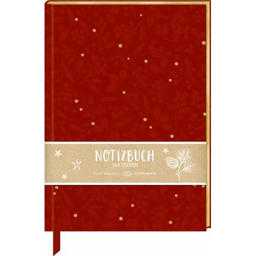 Samt-Notizbuch – Beeren & Blätter