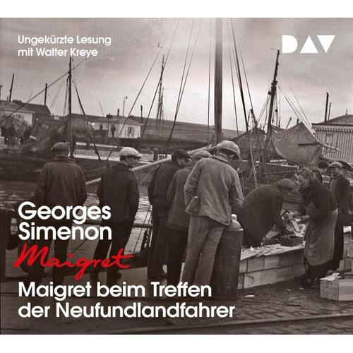 Maigret beim Treffen der Neufundlandfahrer / Kommissar Maigret Bd.9 (4 Audio-CDs) - Georges Simenon