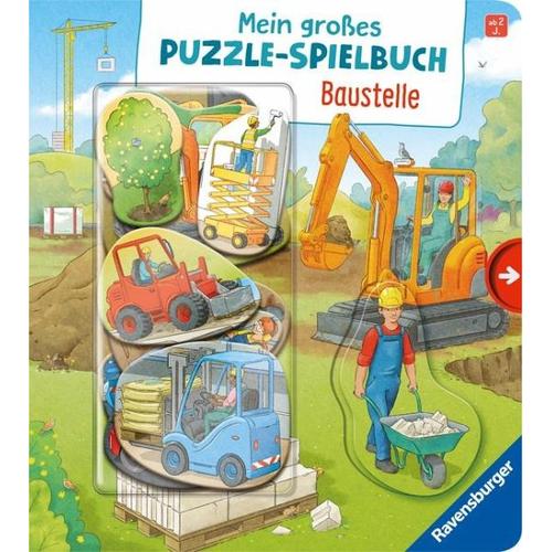 Mein großes Puzzle-Spielbuch: Baustelle - Emilie Jakobs