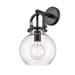 Breakwater Bay Skippack 1 Light 8" Wall-mounted Sconce Glass/Metal in Black | 14 H x 8 W x 8 D in | Wayfair 80D69E8E2A9945CDBD418FC314BEF840