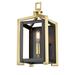 Everly Quinn Aken 1 Light 6" Wall-mounted Sconce Metal in Gray/Black | 12.25 H x 6.25 W x 6.25 D in | Wayfair 8729DA8A06BB4B868CDAB6EA91D457DF