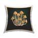 East Urban Home Woodland Mushroom Botanicals Printed Throw Pillow Design By Paul Brent Polyester/Polyfill blend | 18 H x 18 W x 7 D in | Wayfair