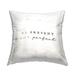 East Urban Home Be Present Not Perfect Phrase Printed Throw Pillow Design By Lil' Rue Polyester/Polyfill blend | 18 H x 18 W x 7 D in | Wayfair