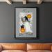 Wexford Home Trick Or Treat Ghost Premium Framed Print - Ready To Hang Paper, Solid Wood in Black/Gray/Orange | 36.5 H x 26.5 W x 1 D in | Wayfair