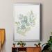 Wexford Home Seafoam Petals III Premium Framed Print - Ready To Hang Paper, Solid Wood in Blue/Green/White | 24.5 H x 18.5 W x 1 D in | Wayfair