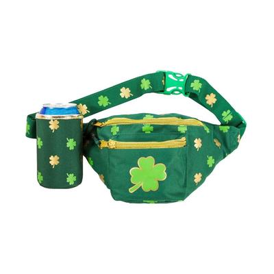 Green and Gold Clover Fanny Pack