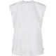 Muskelshirt URBAN CLASSICS "Damen Ladies Organic Heavy Padded Shoulder Tank Top" Gr. 4XL, weiß (white) Herren Shirts Ärmellose