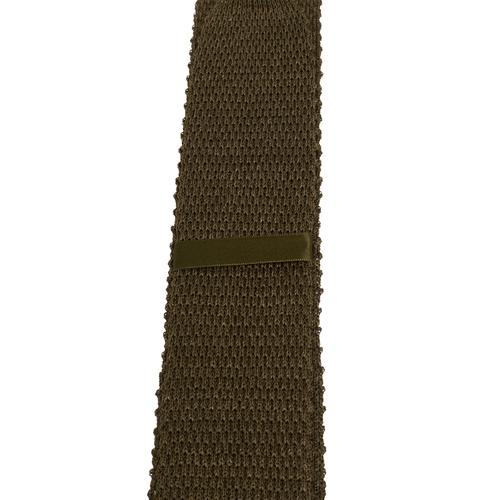 Krawatte ETERNA Gr. 142cm, grün (khaki) Herren Krawatten