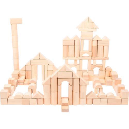 Spielbausteine SMALL FOOT ""Holzbausteine, natur"" beige (natur) Kinder mit Beutel