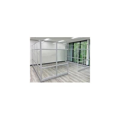 12' x 15' x 7'H Clear Glass Modular Conference Room