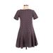 Banana Republic Casual Dress - DropWaist: Blue Fair Isle Dresses - Women's Size 2 Petite