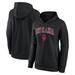 Women's Fanatics Branded Black Indiana Hoosiers Evergreen Campus Pullover Hoodie