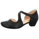 Spangenpumps THINK "AIDA DAMEN" Gr. 40, schwarz (schwarz, uni) Damen Schuhe Spangenpumps Riemchenpumps