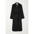 Max Mara - Manuela Belted Camel Hair Coat - Black