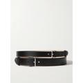 Alexander McQueen - Double Strap Leather Belt - Black