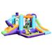 Dubbin 12' x 9' Bounce House w/ Water Slide & Air Blower | 72.8 H x 145.6 W x 110.2 D in | Wayfair DCFAC-CST008