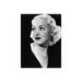 Close-up of Betty Grable - Photograph on Paper in Black/White Globe Photos Entertainment & Media | 10 H x 8 W x 1 D in | Wayfair 4822930_810