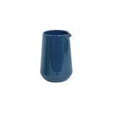 Front of the House TCR020BLP22 16 oz Bevel Pourer - Porcelain, Lapis, Lapis, Blue
