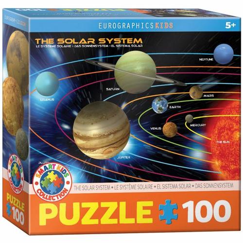 Eurographics 6100-1009 - Das Sonnensystem , Puzzle, 100 Teile - Eurographics