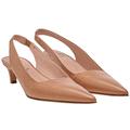 Lorena Paggi Sling-Pumps, 40 - Apricot-Beige, Damen, aus Leder