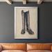 Red Barrel Studio® The Shoe Fits III V1 - Single Picture Frame Print Paper, Solid Wood in Black/Gray/White | 30.5 H x 22.5 W x 1 D in | Wayfair