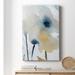 Red Barrel Studio® Blooming Wash I Premium Gallery Wrapped Canvas - Ready To Hang Metal in Blue/Gray/White | 60 H x 40 W x 1 D in | Wayfair