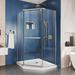 DreamLine Prism 36 in. x 36 in. x 74 3/4 in. H Pivot Shower Enclosure and Shower Base Kit - 36" x 36" - 36" x 36"