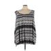 Torrid Sleeveless Top Black Aztec or Tribal Print Boatneck Tops - Women's Size 5X Plus