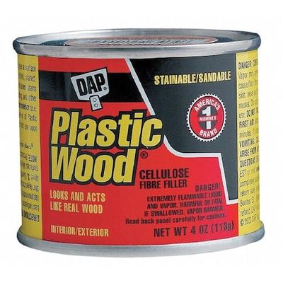 DAP 21404 Solvent Wood Filler, Can, Pine, Plastic Wood