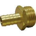 1 PK Anderson Metals 737048-0812-Anderson Metals 1/2 In. Barb x 3/4 In. MHT Brass Hose Barb