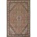 Geometric Hamedan Persian Vintage Area Rug Handmade Wool Carpet - 6'7"x 10'4"