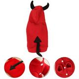 1pc Halloween Devil Pet Clothes Winter Clothes Casual Costume Pet Supplies