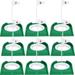 9Pcs Hole Indoor Putter Practicing Backyard Trainer Aid Putting Cup for Golf White Flag